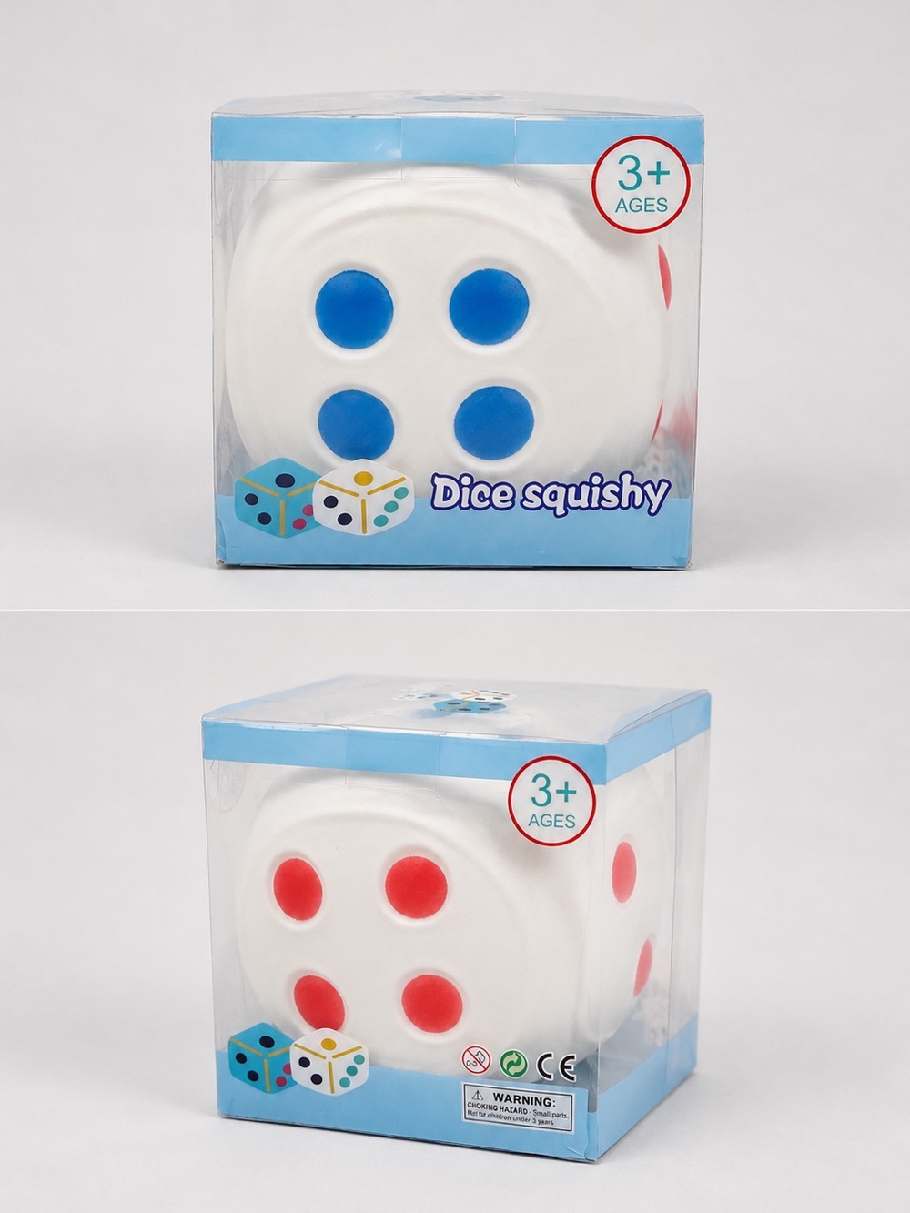 Jumbo Dice Squishy – Large Soft Slow Rise Fidget Toy